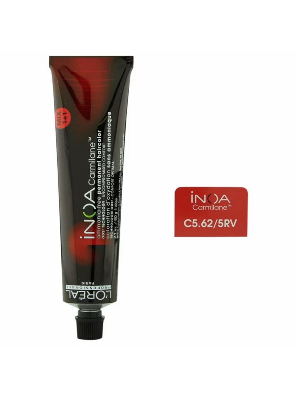 L'Oréal Professionnel INOA Carmilane Ammonia-Free Permanent Hair Color C5.62/5RV